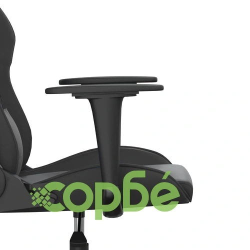 Масажен гейминг стол, черен, изкуствена кожа ➤ топ цена ➤ sorbe.bg