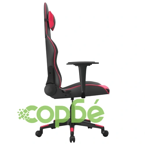 Масажен гейминг стол, черно и червено, изкуствена кожа ➤ топ цена ➤ sorbe.bg