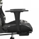 Масажен гейминг стол с опора черно-камуфлаж изкуствена кожа