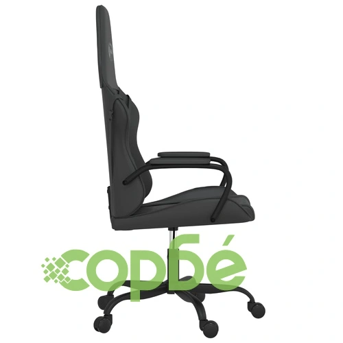 Масажен гейминг стол, черен, изкуствена кожа ➤ топ цена ➤ sorbe.bg