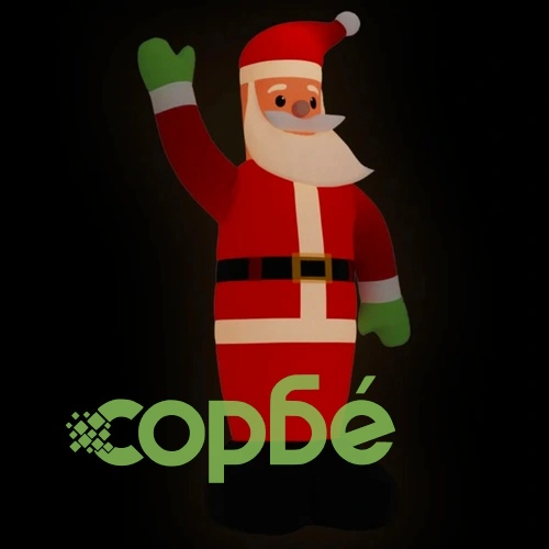 Надуваем Дядо Коледа с LED 475 см ➤ топ цена ➤ sorbe.bg