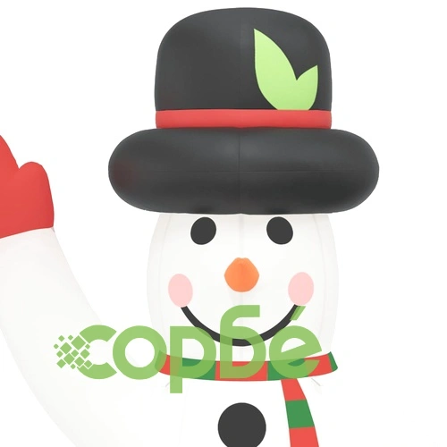 Надуваем Дядо Коледа с LED 805 см ➤ топ цена ➤ sorbe.bg