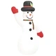 Надуваем снежен човек с LED 1000 см