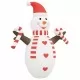 Надуваем снежен човек с LED 630 см