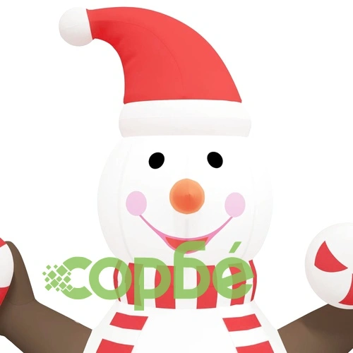 Надуваем снежен човек с LED 630 см ➤ топ цена ➤ sorbe.bg