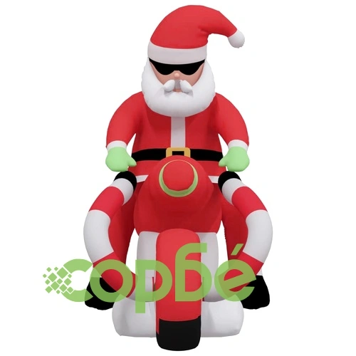 Надуваем Дядо Коледа с LED 156 см ➤ топ цена ➤ sorbe.bg