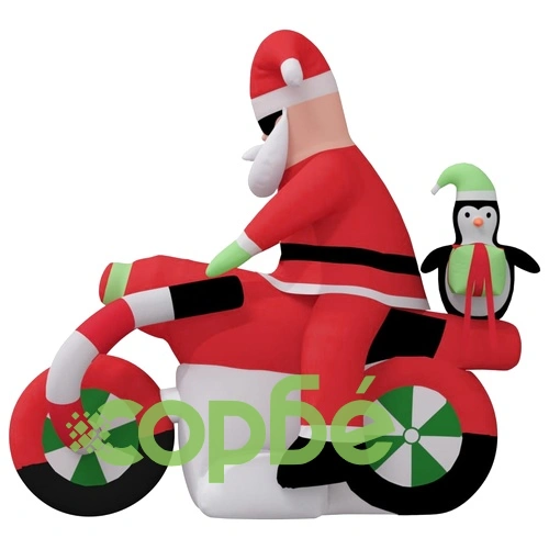 Надуваем Дядо Коледа с LED 156 см ➤ топ цена ➤ sorbe.bg