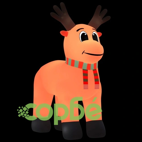 Надуваем коледен северен елен с LED 400 см ➤ топ цена ➤ sorbe.bg