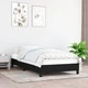 Рамка за легло без матрак, Черно, 90x200 см, плат