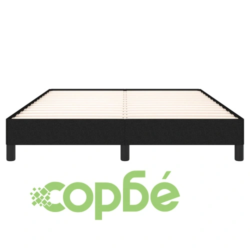 Рамка за легло без матрак, черна, 140x190 см плат ➤ топ цена ➤ sorbe.bg