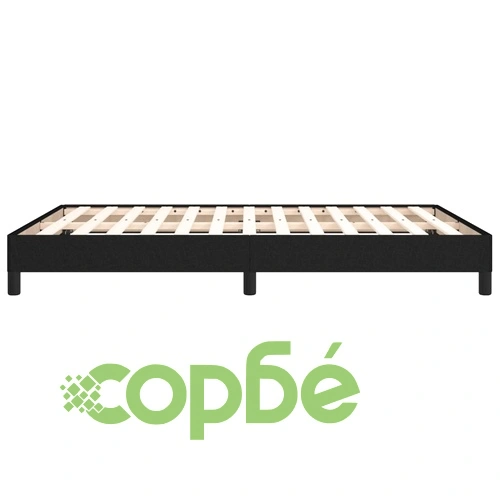 Рамка за легло без матрак, черна, 140x190 см плат ➤ топ цена ➤ sorbe.bg