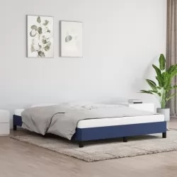 Рамка за легло синя 140x200 см плат