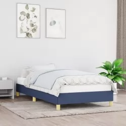 Рамка за легло синя 90x200 см плат