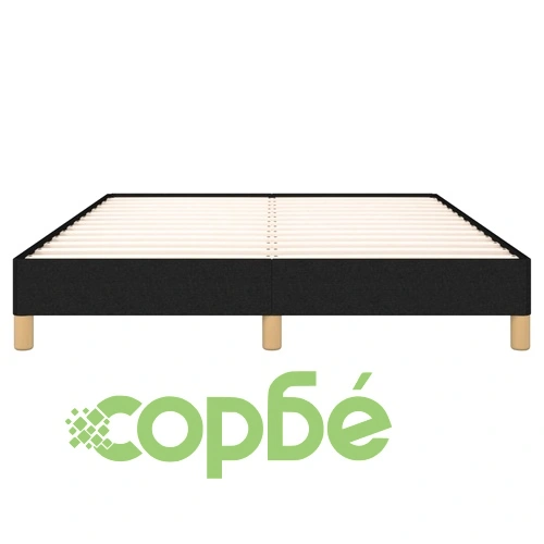 Рамка за легло без матрак, черна, 140x190 см плат ➤ топ цена ➤ sorbe.bg