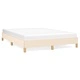 Рамка за легло без матрак, кремава, 160x200 см, плат