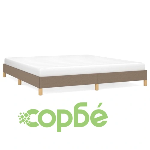 Рамка за легло без матрак, таупе, 180x200 см плат ➤ топ цена ➤ sorbe.bg