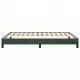 Рамка за легло, тъмнозелена, 140x200 см, кадифе