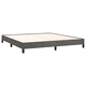 Рамка за легло без матрак, тъмносива, 160x200 см, кадифе