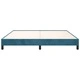 Рамка за легло без матрак, тъмносиня, 160x200 см, кадифе