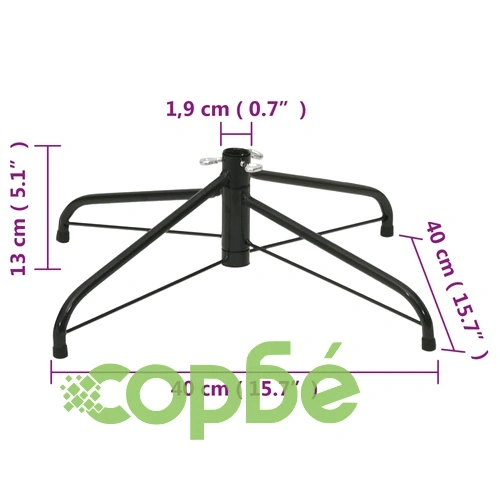 Поставка за коледна елха 40x40x13 см ➤ топ цена ➤ sorbe.bg