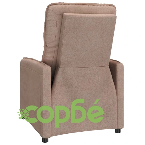 Реклайнер стол, таупе, микрофибърен текстил ➤ топ цена ➤ sorbe.bg