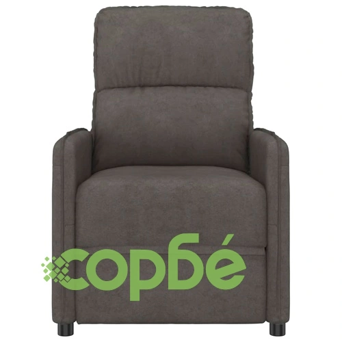 реклайнер стол, тъмносив, микрофибърен текстил ➤ топ цена ➤ sorbe.bg