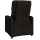 реклайнер стол, черен, микрофибърен текстил