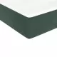 Матрак за легло с покет пружини тъмнозелен 140x200x20 см кадифе