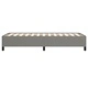 Рамка за легло без матрак, тъмносива, 80x200 см, плат