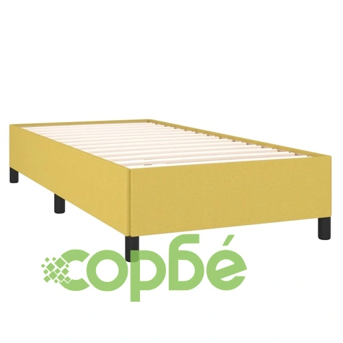 Pамка за легло зелена 90x190 см плат ➤ топ цена ➤ sorbe.bg