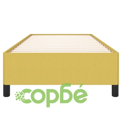 Pамка за легло зелена 90x190 см плат ➤ топ цена ➤ sorbe.bg