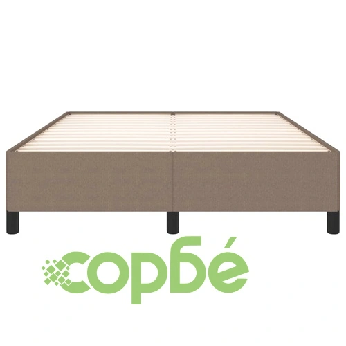 Рамка за легло без матрак, таупе, 140x190 см плат ➤ топ цена ➤ sorbe.bg