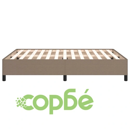 Рамка за легло без матрак, таупе, 140x190 см плат ➤ топ цена ➤ sorbe.bg