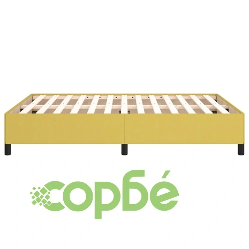 Рамка за легло без матрак, зелена, 140x190 см, плат ➤ топ цена ➤ sorbe.bg