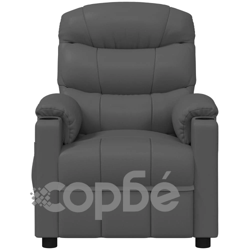 Масажен стол, сив, изкуствена кожа ➤ топ цена ➤ sorbe.bg