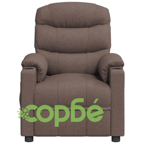 Масажен стол, таупе, текстил ➤ топ цена ➤ sorbe.bg