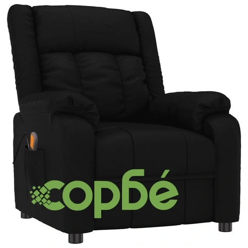 Масажен стол, черен, изкуствена кожа ➤ топ цена ➤ sorbe.bg