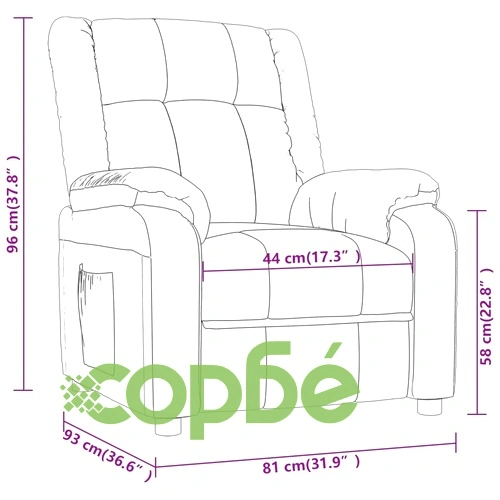 Масажен стол, черен, изкуствена кожа ➤ топ цена ➤ sorbe.bg