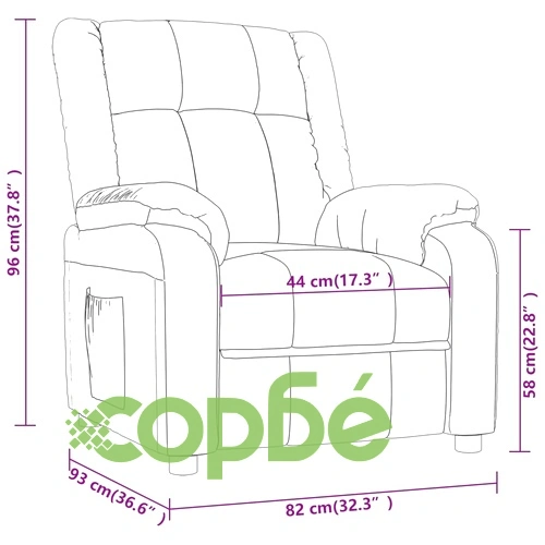 Масажен стол, тъмнозелен, текстил ➤ топ цена ➤ sorbe.bg
