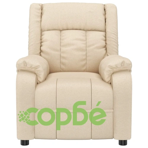 Масажен стол, кремав, текстил ➤ топ цена ➤ sorbe.bg