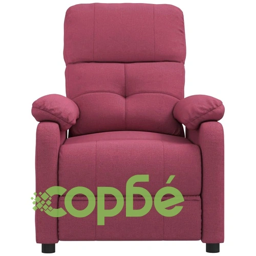 Масажен стол, виненочервен, текстил ➤ топ цена ➤ sorbe.bg