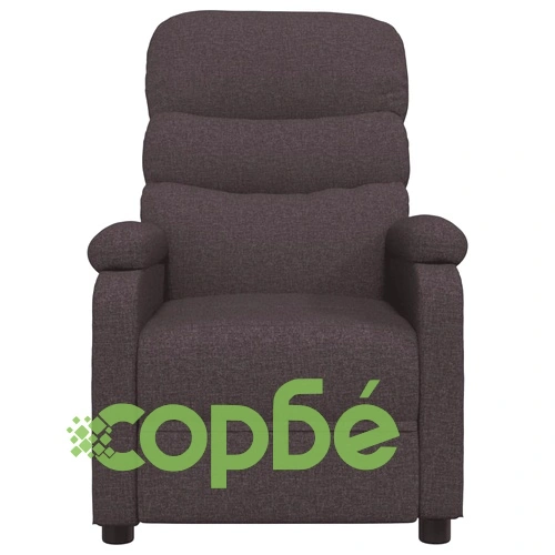 Масажен стол, тъмнокафяв, текстил ➤ топ цена ➤ sorbe.bg