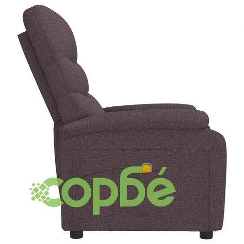 Масажен стол, тъмнокафяв, текстил ➤ топ цена ➤ sorbe.bg