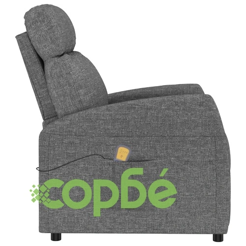 Масажен стол, тъмносив, текстил ➤ топ цена ➤ sorbe.bg