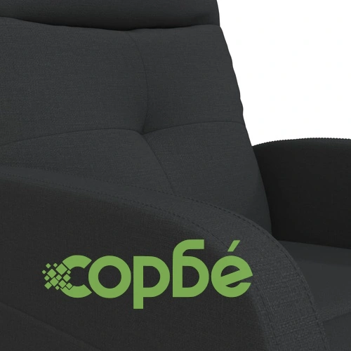 Масажен стол, черен, текстил ➤ топ цена ➤ sorbe.bg