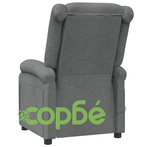 Масажен стол, тъмносив, текстил ➤ топ цена ➤ sorbe.bg