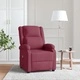 Wingback масажен стол, виненочервен, текстил