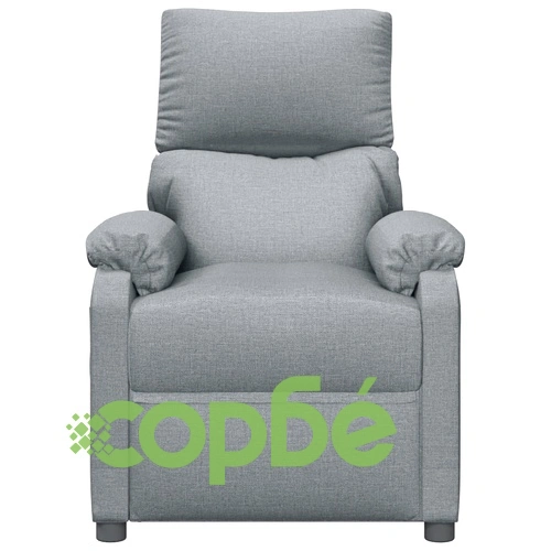 Масажен стол, светлосив, текстил ➤ топ цена ➤ sorbe.bg