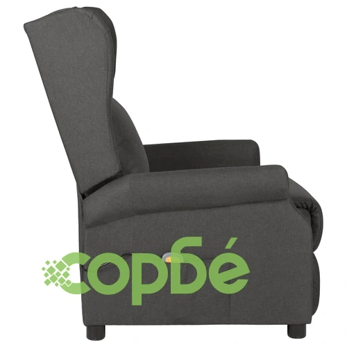 Масажен стол, тъмносив, текстил ➤ топ цена ➤ sorbe.bg