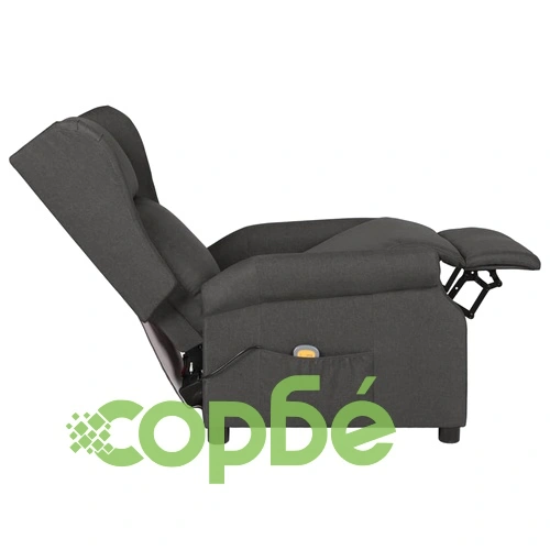 Масажен стол, тъмносив, текстил ➤ топ цена ➤ sorbe.bg